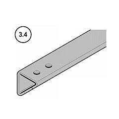 Hörmann Unterer Anschlagwinkel N80/F80/EcoStar/Schlupftür-Tor verzinkt, ab Serien-Nr. 87265