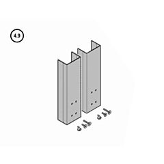 Hörmann Hebelarmeingreifschutz N80/F80/EcoStar/Schlupftür-Tor inkl. Befestigungsmaterial ab Serien-Nr. 01078