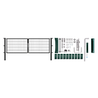 Scheurich Gartentor zweiflügelig, Anthrazitgrau - SET 