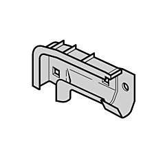 Hörmann Führungsbogen RC2 aus Metall, Beschlagsart L / Z