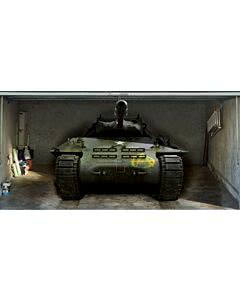 Garagentorplane Panzer