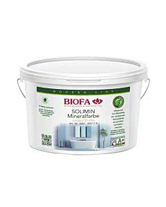 Biofa SOLIMIN Mineralfarbe weiß lösemittelfrei, 3051,  4 Liter