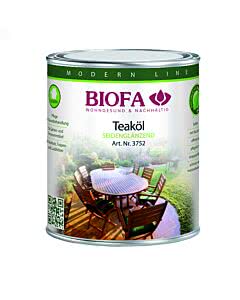 Biofa Teaköl für Gartenmöbel, 3752, 1 Liter