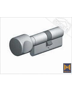 Hörmann Profilzylinder mit Dreholive (27,5 + 35,5 mm) für Stangengriff (Tür nach Innen öffnend) mit 5 Schlüsseln 