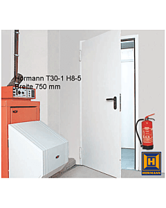 Hörmann T30-1 H8-5 einflügelige Brandschutztür/ Feuerschutztür Breite 750 mm