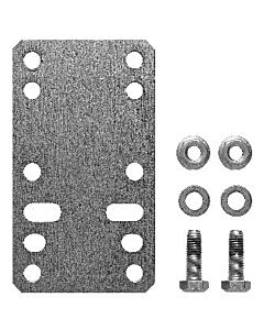 Hörmann Verlängerungsplatte VP 1, Stahl verzinkt, zur Vergrößerung des Abstand vom RotaMatic zum Pfosten