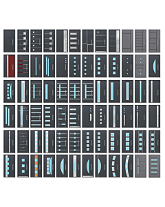 Scheurich Aluminium Haustür ISO-90 - Wählen Sie Ihr Tür Motiv