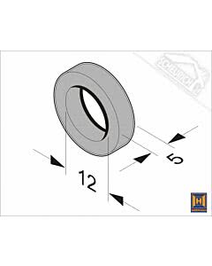 Hörmann Distanzring für Laufrolle für Industrie-Sektionaltor BR30 und BR 40 (Ersatzteile Tore)