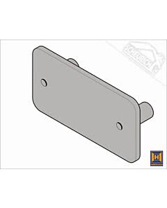 Hörmann Griffplatte für Industrie-Sektionaltor BR 30 und BR 40, versch. Ausführungen wählbar (Ersatzteile Tore)