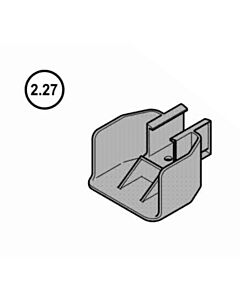 Hörmann Abweiser für Drehfalle N80/F80/EcoStar/Schlupftür-Tor ab Serien-Nr. 05088