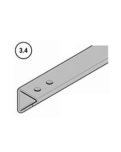 Hörmann Unterer Anschlagwinkel N80/F80/EcoStar/Schlupftür-Tor verzinkt, ab Serien-Nr. 87265