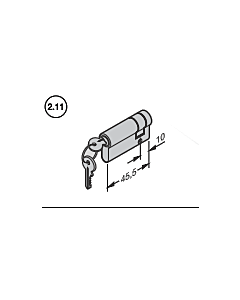 Hörmann Profil-Halbzylinder N80/F80/Schlupftür-Tor