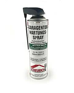 Scheurich Garagentor-Wartungsspray 0,5 Liter, für alle beweglichen Teile