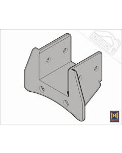 Hörmann Wellenhalterkonsole für Seiltrommel Beschlagsart VU, HU für Industrie-Sektionaltore BR 30 und BR 40 (Ersatzteile Tore)